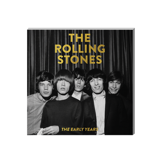 THE ROLLING STONES x GOLDMINE "EARLY YEARS" SPECIAL COLLECTOR’S EDITION SOFTCOVER BOOK w/4 LPS IN HEAVY DUTY NUMBERED BOX (Limited Edition – Only 300 Box Sets Made)