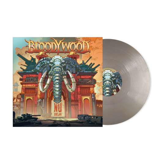 BLOODYWOOD ‘NU DELHI’ LP (Limited Edition – Only 300 Made, Opaque Silver Vinyl)