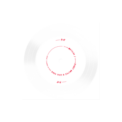 PUP 'PUP UNRAVELS LIVE IN FRONT OF EVERYONE THEY KNOW' DISC (3 Piece Flexi Disc)