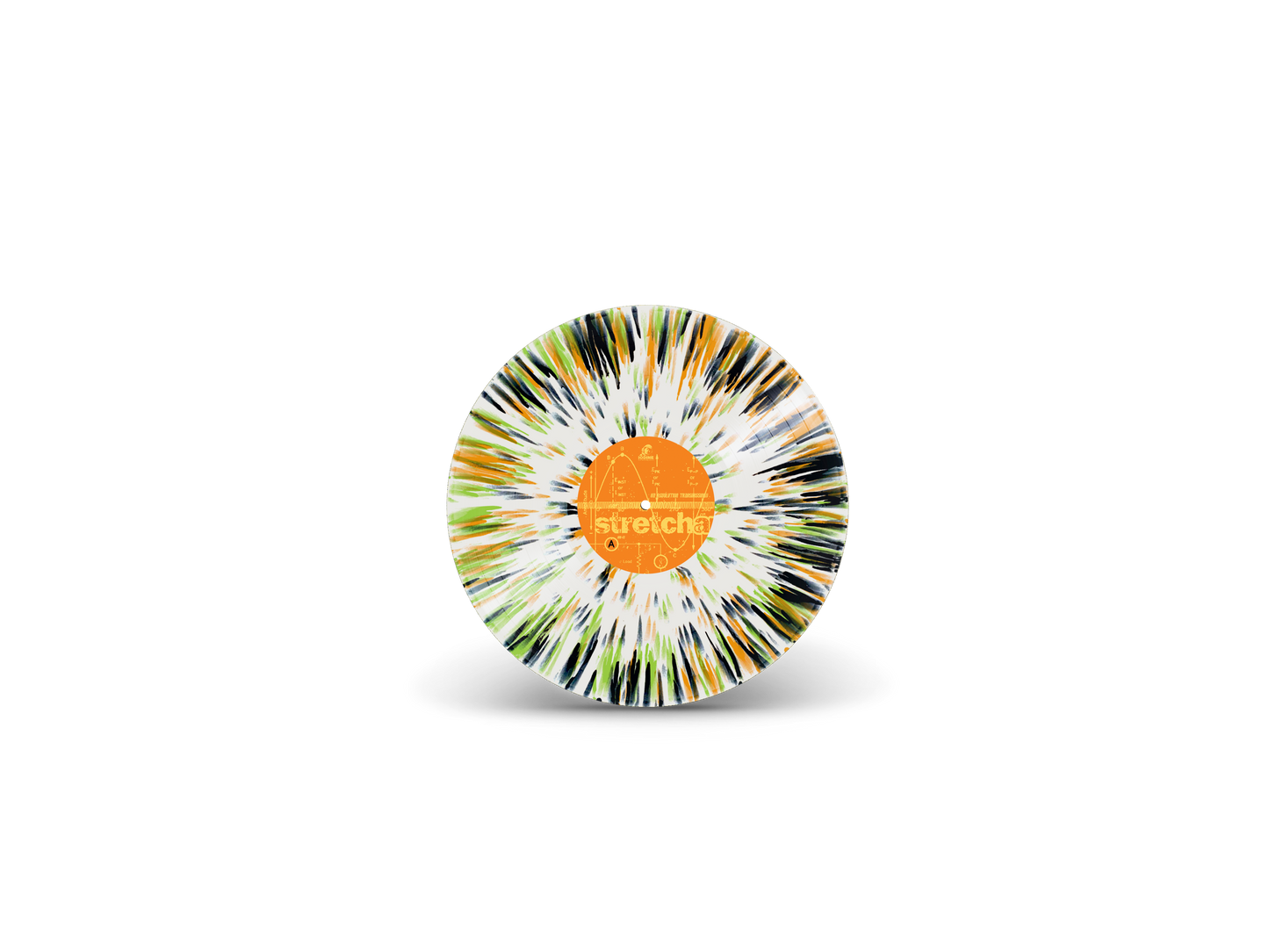 STRETCH ARM STRONG ‘A REVOLUTION TRANSMISSION’ LP (Limited Edition – Only 300 made, Transparent White w/ Orange, Green, Black Splatter Vinyl)