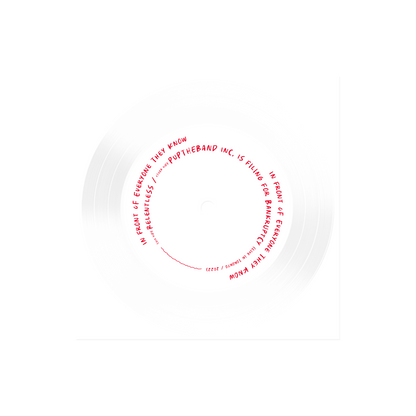 PUP 'PUP UNRAVELS LIVE IN FRONT OF EVERYONE THEY KNOW' DISC (3 Piece Flexi Disc)