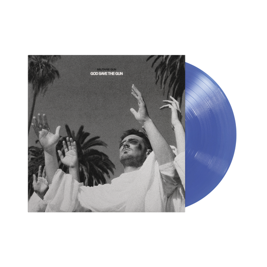 MILITARIE GUN ‘GOD SAVE THE GUN’ LP (Exclusive – Limited to 300, Translucent Blue Vinyl)