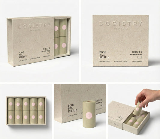 POOP BAG REFILLS - 120 Bags