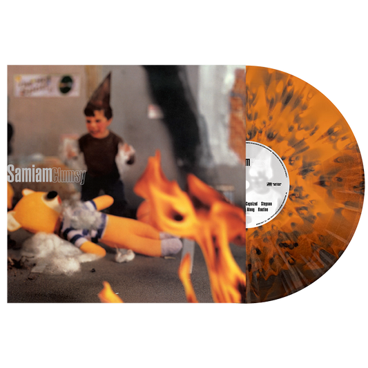 SAMIAM ‘CLUMSY’ LP (Exclusive – Limited to 200, Black & Orange Smash w/ Splatter Vinyl)