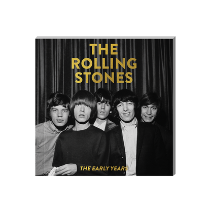 THE ROLLING STONES x GOLDMINE "EARLY YEARS" SPECIAL COLLECTOR’S EDITION SOFTCOVER BOOK w/THE ROLLING STONES ’12x5’ LP (Exclusive Limited Edition - Gold Vinyl)