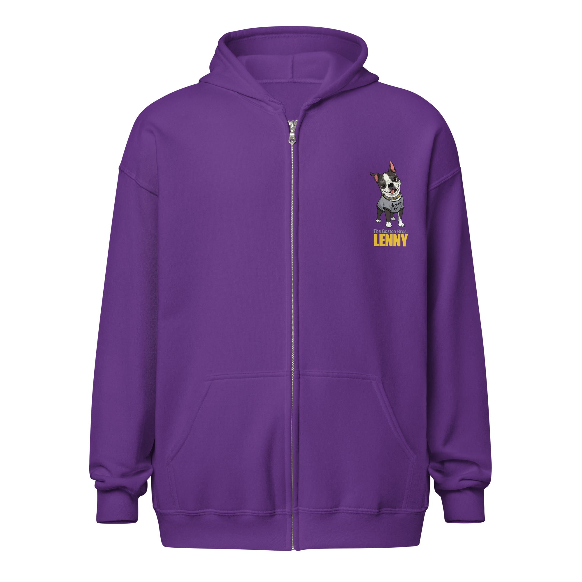 Lenny The Boston Zip Hoodie (Multi Colors) – Terrier Cvlt